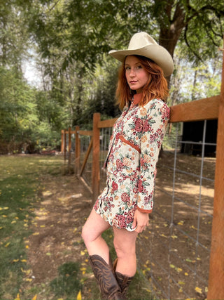 Letting Me Down Jacquard Tapestry Jacket