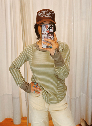 Skylar Striped Long Sleeve Top