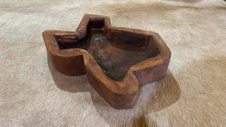 Wooden Texas Bowl
