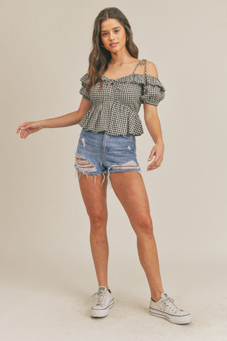 Presley Gingham Top