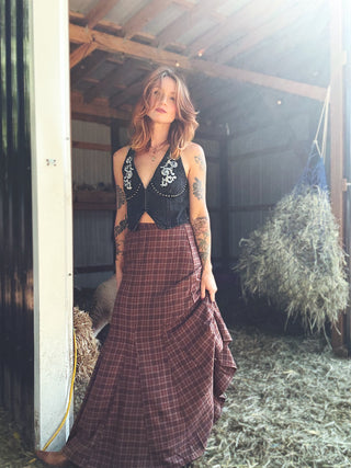 Cherry Bomb Denim Vest