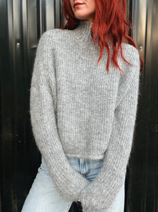 Heart of Glass Mock Neck Sweater