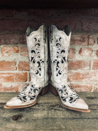 Vintage JB Dillon Cowboy Boots W Sz 7