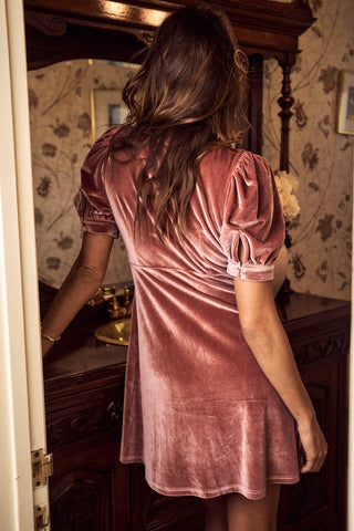 Talk About Love Velvet Mini Dress