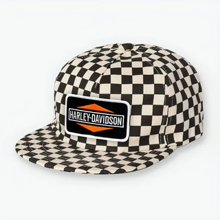 Checkered Chopper Trucker Hat