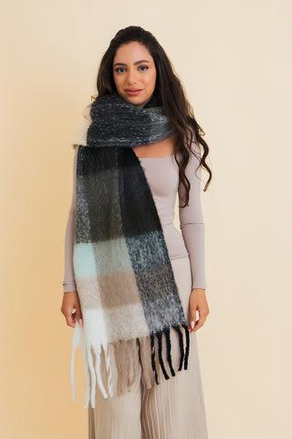 Stay Cozy Oversized Fringe Scarf