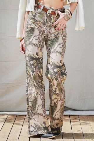 Stella Wide Leg Camo Pants