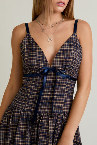 Good Times Plaid Mini Dress