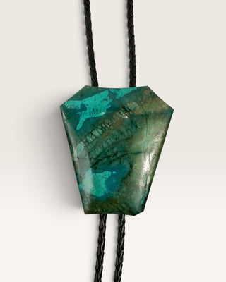 Chrysocolla Malachite Bolo Tie
