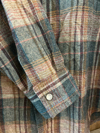 Vintage Men’s Wrangler Snap Up Shirt L