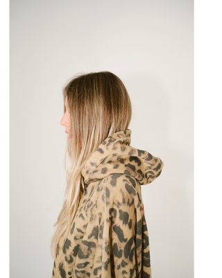 Happy Little Mother Sorry Mom Hoodie Leopard