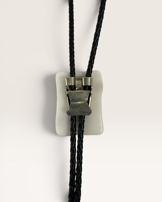 Abstract Glass Art Bolo Tie
