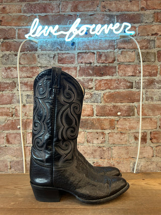 Tony Lama Smooth Quill Ostrich Women’s Cowboy Boots Size 10