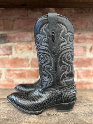 Los Altos Genuine Snake Women’s Cowboy Boots Size 9.5, Men’s 8
