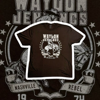 Waylon Jennings The Ramblin Man 1974 T-Shirt