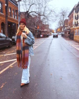 Stay Cozy Oversized Fringe Scarf
