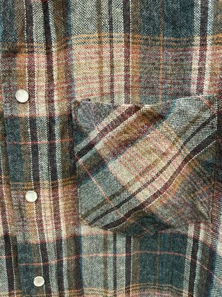 Vintage Men’s Wrangler Snap Up Shirt L