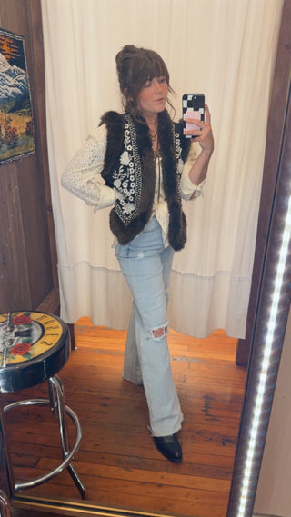 Stillwater Faux Fur Vest