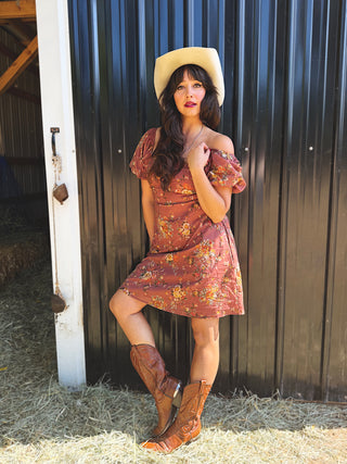 Debbie Puff Sleeve Dress