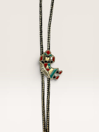 Vintage Rainbow Dancer Bolo Tie