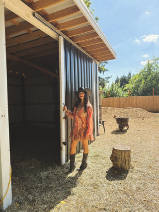 With The Wind Mini Dress