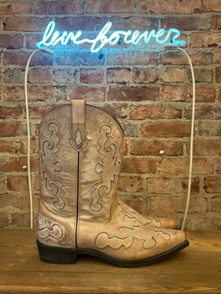 Rockin’ Country Men's Cowboy Boots Size 10.5/ Women’s 12