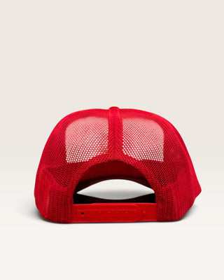 Gold Dogs Red Beer Trucker Hat
