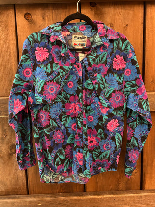 Vintage Men’s Wrangler Button Up Shirt Small