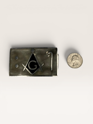 Vintage Free Mason Belt Buckle