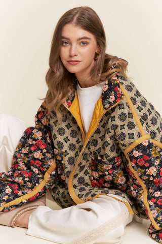 Mesa Quilted Bomber Jacket