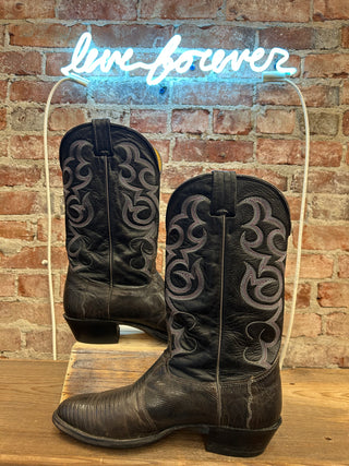 Nocona Lizard Skin Women's Cowboy Boots Size 9.5/ Men's Size 8.5