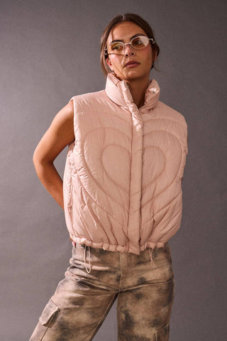 I Love It Heart Puffer Vest