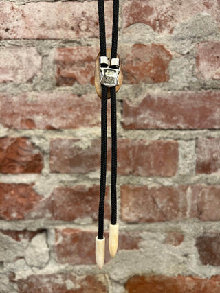 Wooden Eagle Bolo Tie