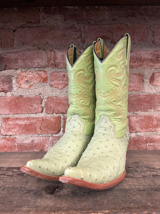 Portillo Salvaje Ostrich Women's Cowboy Boots Size 8