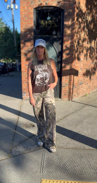 Stella Wide Leg Camo Pants