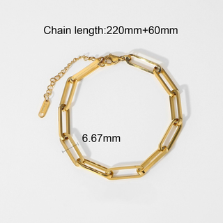 18K Gold Plated Chain Bracelets