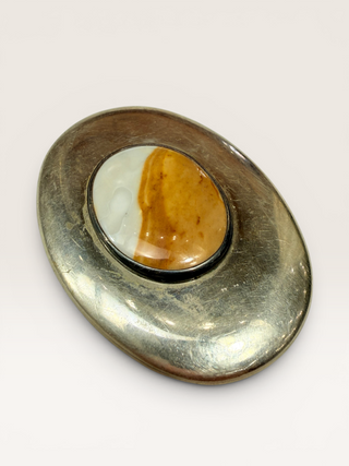 Ocean Jasper Vintage Belt Buckle
