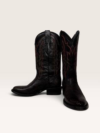 J.B. Dillon Genuine Lizard Women’s Cowboy Boot Size 8.5 Wide