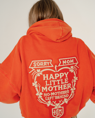 HLM Sorry Mom Hoodie Vintage Red