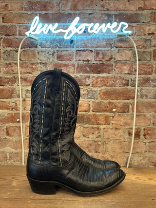 Dan Post Genuine Lizard Men’s Cowboy Boots Size 10