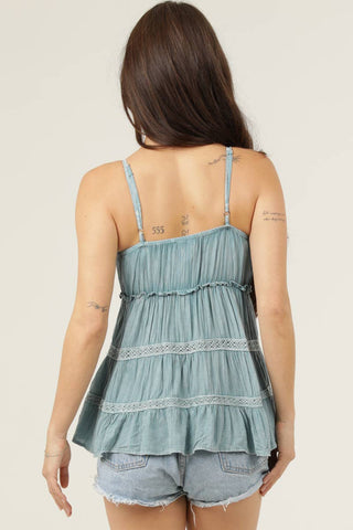 Whiskey Nights Lace Tank