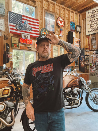 Thin Lizzy Black Rose T-Shirt