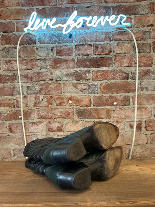 Justin’s Lizard Women’s Cowboy Boots Size 7