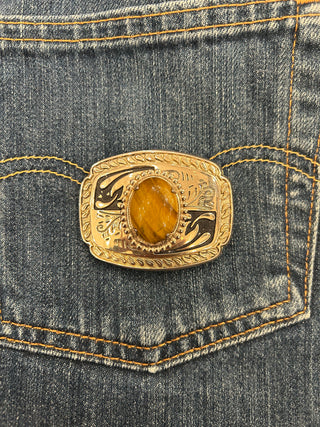 Tiny Tigers Eye Belt Buckle