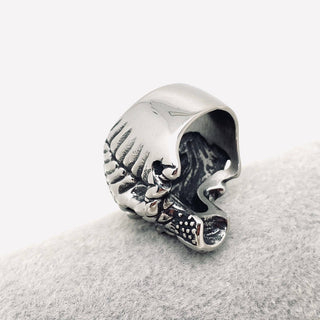 Nightrider Skull Biker Ring