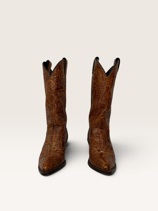 Code West Floral Cowboy Boots Size 6