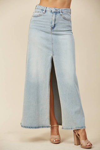 Sadie Maxi Denim Skirt