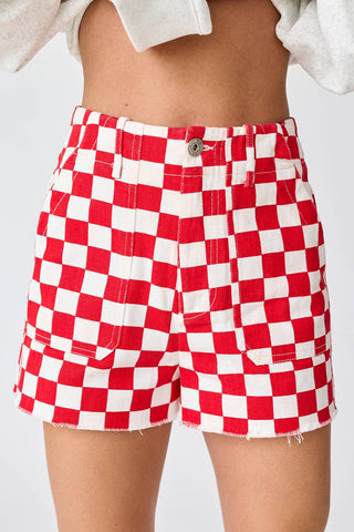 Bad Reputation Shorts Red