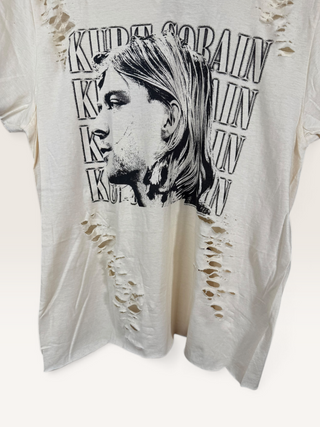 Kurt Cobain Distressed Chop Shop Tee