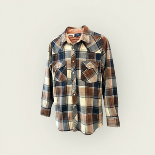 Vintage Men’s Wrangler Snap Up Shirt L